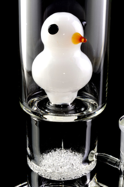 (Mix) Thick Medium Stemless GoG Water Pipe with Character and Gravel Percs - WP925