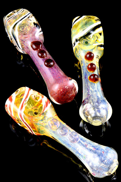Color Changing Squared Glass Pipe - P1365