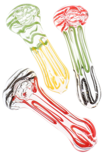 (Mix) 4.5" Colorful Glass Pipe - P1715