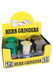 12-count “HERB GRINDERS” display with assorted colored 1.5" metal grinders, B2B counter display