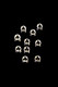 Ten clear 4 mm quartz banger beads arranged on black; terp pearl set for head-shop wholesale catalogs, overhead studio view.