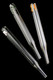 (US Made) 5.5" Colorful Clear Glass Dab Straw - P2115