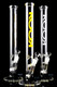RooR 18" Glass on Glass 45mm Straight Shooter Water Pipe with Ice Pinch - WP2168