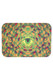 7 x 5 metal rolling tray with magnetic lid, kaleidoscope eye design, flat-lay angle for head-shop wholesale listings