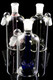 14.5mm Male to Female 45 Degree Glass Ash Catcher with Showerhead Perc - BS717
