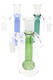14.5mm Male to Female 90 Degree Glass Ash Catcher with Showerhead Perc - BS718