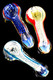 Wholesale color changing glass pipes for smoke shop resale.