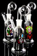 (US Made) Glass on Glass Oil Burner Rig with Sticker Decal - OIL116
