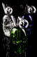 Colored Glass Double Sided Skull Oil Burner Rig - OIL130