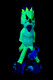 Glow in the dark triceratops wholesale water pipes.