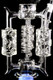 "The Goliath" Large Glass Spiral Recycler Water Pipe with Showerhead Tree Perc - WP2561