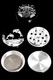 Black Colored 4 Part Aluminum Decal Grinder - G0420