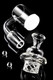 Domeless Colored Bottom Spinner Quartz Banger Nail with Banger Beads - BS767