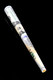 Close-up Benny Lite $100-bill print cone on black background; pre-rolled paper with built-in tip for retail smoke-gear pages