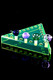 Triangular Acrylic Bowl Display, 24-Slot - M0378