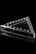 Triangular Acrylic Bowl Display, 24-Slot - M0378