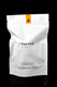Puffco Peak Pro Travel Pack retail pouch with orange seal tab, front view—shelf-ready head-shop packaging for easy merchandising.