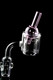 90 Degree Thermal Domeless Quartz Banger Nail with Carb Cap - BS785