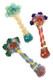 Assorted 5" color-changing silver fumed frit glass spoon pipes with raised dot accents displayed together