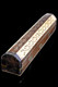 12″ Wood Incense Box w/ Metal Inlay - M0396