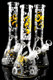 Medium Glow in the Dark Beeker GoG Water Pipe with Ice Pinch - WP2856