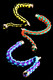 Colorful Threaded Bracelet Metal Pipe - MP253