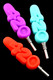 Colorful Word Silicone Dab Straw - P2881