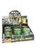 50mm 4 Part Aluminum Glow in the Dark Rasta Skull Grinder - G0460