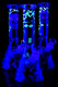 Glow in the dark Rick and Morty glass beaker bongs for wholesale purchase.