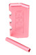 Wholesale GRAV aluminum dugout, 3.75″ pink anodized finish with windowed stash and matching taster, product front angle.