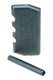 Wholesale GRAV 3.75″ aluminum dugout, gunmetal color, engraved logo and grip notches, includes aluminum taster, front-right view.