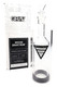 GRAV Medium Gravitron gravity water pipe, clear borosilicate with 14 mm bowl; shown beside retail box, wholesale studio shot.
