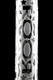 RooR Limited Edition 18" Sandblasted Glass Blue Wolf Beaker Water Pipe - WP2951