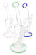 9" Small Glass on Glass Straight Shooter Water Pipe with Matrix Perc - WP2998