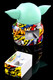 Plastic Decal Design Yoda Grinder with Dispenser - G0465