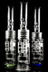 "The Colossus" 19" Large Thick Stemless Glass on Glass Straight Shooter Recycler Water Pipe with Sprinkler Perc - WP3014
