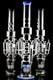 "The Behemoth" 20" Large Stemless GoG Honeycomb Recycler Water Pipe with Tree Showerhead Perc - WP3015