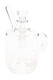 Grav Clear Glass Coffee Mug Pocket Bubbler - B1423