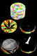 60mm 4 Part Psychedelic Leaf Zinc Alloy Grinder - G0475