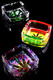 3.5″ Square Glass Ashtray, Pop Designs - M0478