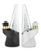 Gold Puffco Peak Pro 3D XL Chamber shown on black and white bases with XL Joystick Caps; premium upgrade photo for wholesale head-shop listings, front view.