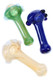5" Silver Fumed Honeycomb Bowl Glass Pipe - P3036