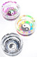 4″ Large Glass Ashtray, Color Designs - M0487