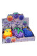 6-piece Devil Fruit grinder display with assorted orange, purple, and blue designs, retail smoke gear