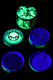 63mm 4 Part Spooky Skull Glow in the Dark Metal Grinder - G0490