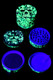 63mm 4 Part Rasta Skull Glow in the Dark Grinder - G0491