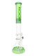 RooR Tech 18" Stemless Colored Glass on Glass Beaker Water Pipe with Showerhead Perc - WP2175