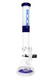 RooR Tech 18" Stemless Colored Glass on Glass Beaker Water Pipe with Showerhead Perc - WP2175