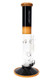RooR Tech 14" 5mm Thick Colored Glass on Glass Straight Shooter with Showerhead Perc - WP2498