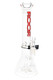 ROOR Tech 14" stemless beaker, red & black decal, 50 mm body with ice pinch and showerhead perc; front angle on white for B2B product detail pages. ROOR Tech 14" stemless beaker, red & black decal, 50 mm body with ice pinch and showerhead perc; front angle on white for B2B product detail pages.